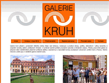 Tablet Screenshot of galeriekruh.cz